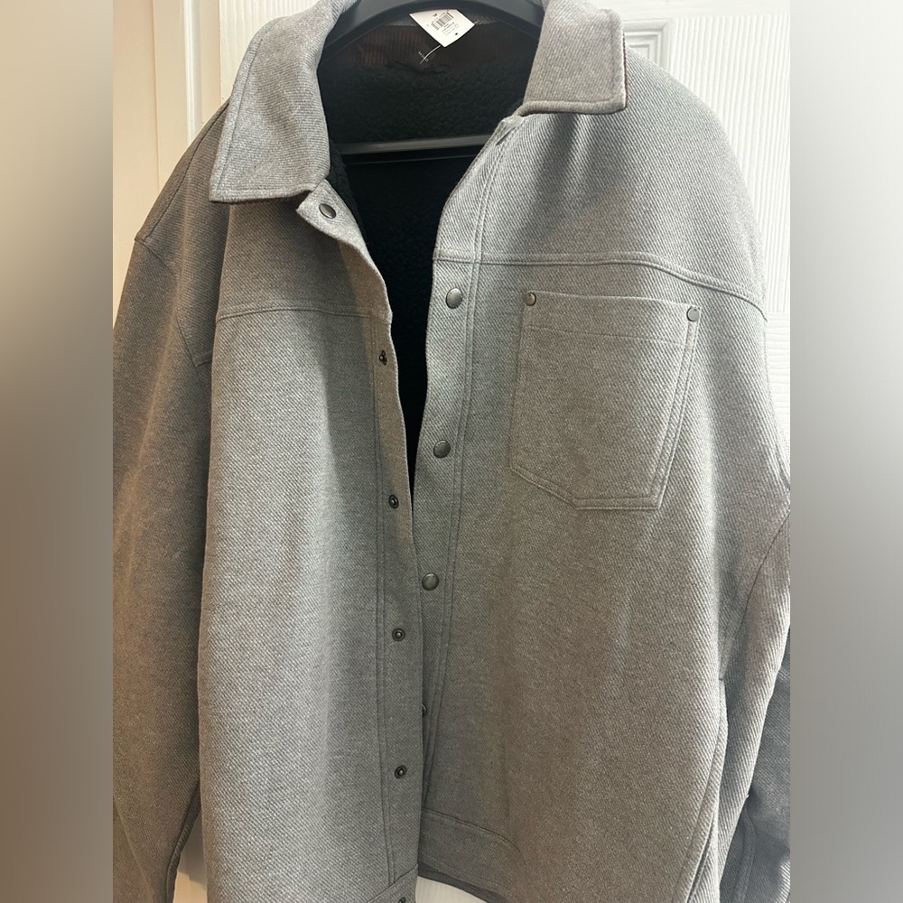 Banana Republic XL, Twill Sherpa-Lined Jacket. Never worn!